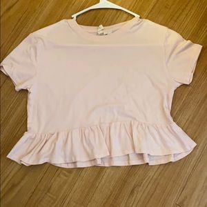 Light pink Sky and Sparrow crop top